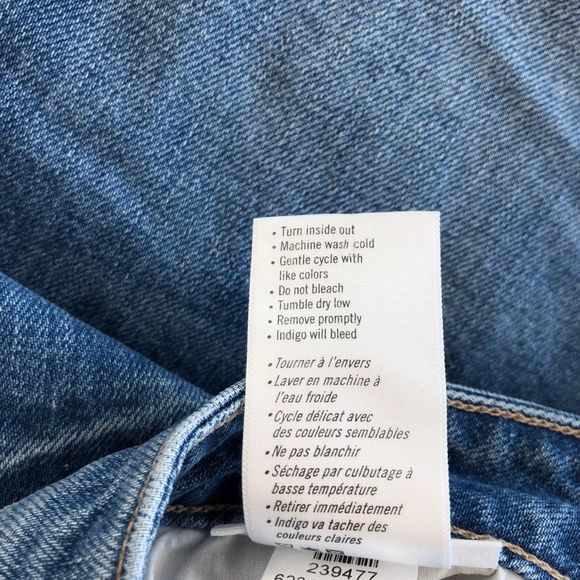 Paige Dani Short Leela Deconstructed Vintage Inspired Denim - Picture 11 of 15